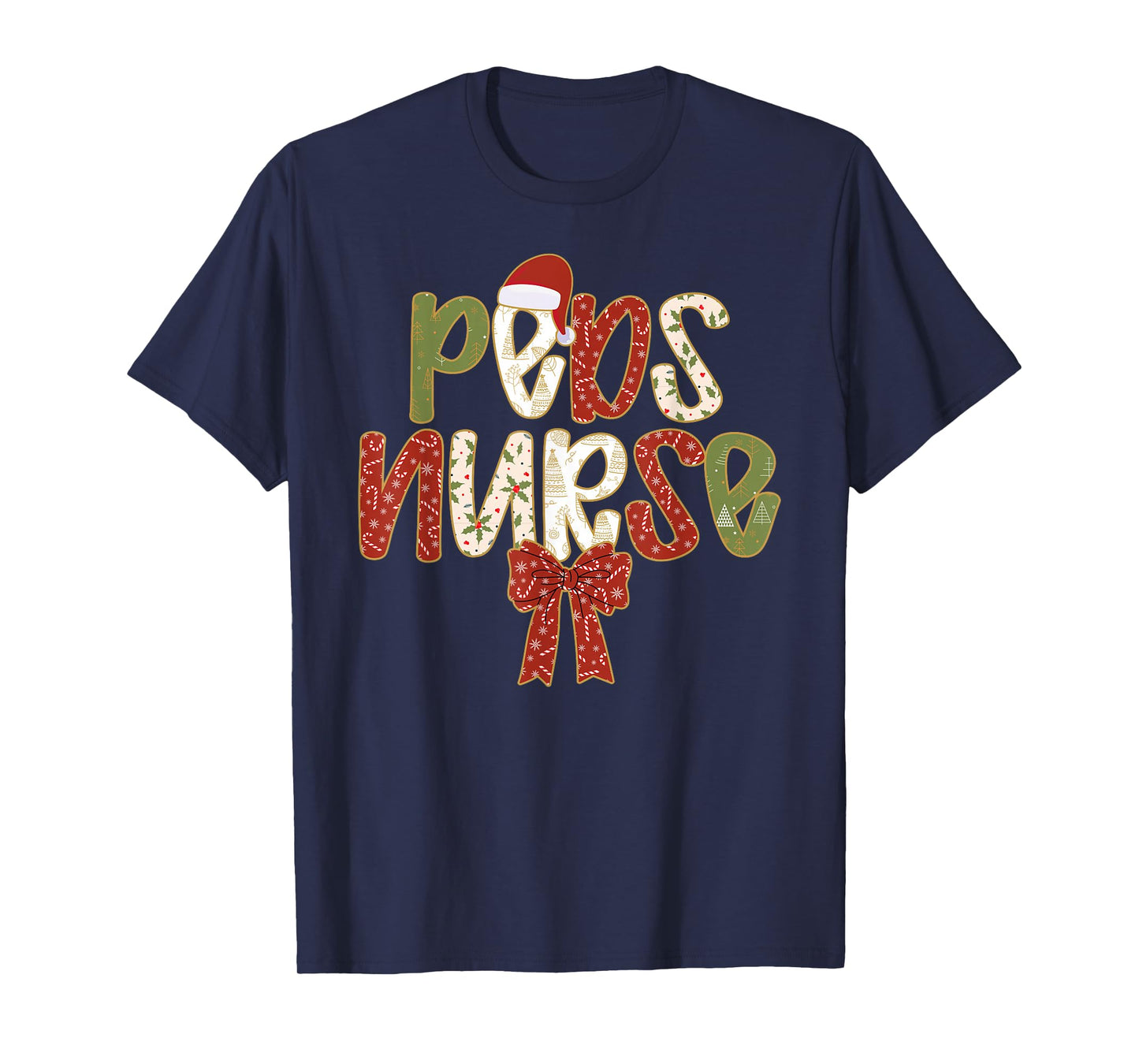 Peds Nurse Christmas Pediatric Nurse Xmas Party Coquette T-Shirt
