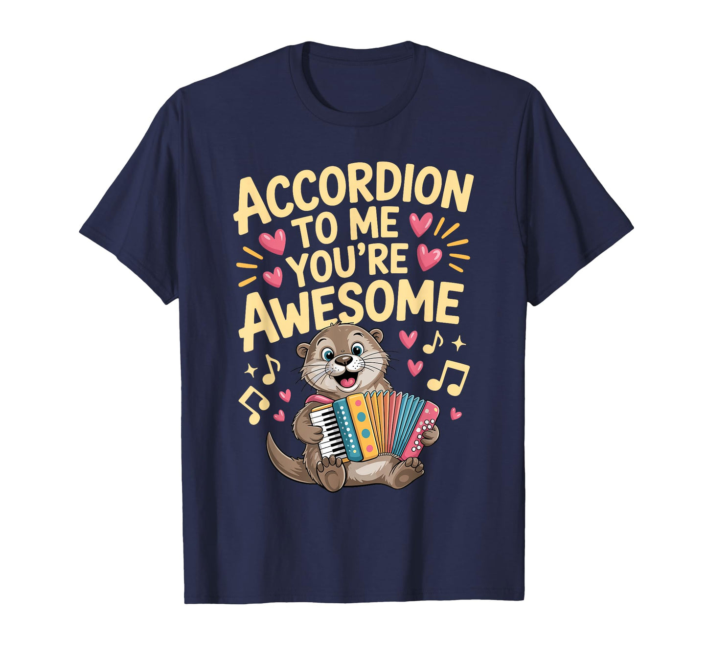 Accordion Design for Men Women Accordionist Accordion Player T-Shirt