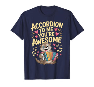 Accordion Design for Men Women Accordionist Accordion Player T-Shirt
