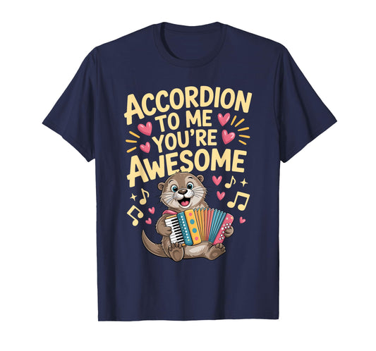Accordion Design for Men Women Accordionist Accordion Player T-Shirt