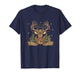Christmas Holiday Camo Hunting Reindeer Deer Xmas Lights T-Shirt