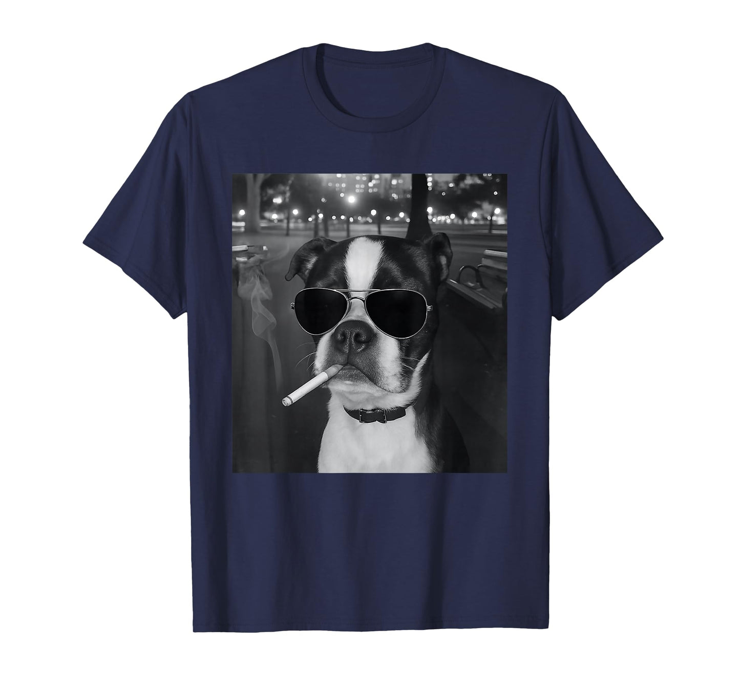 Funny Smoking Dog Meme Cigarette Gen Z Meme Dog Lover T-Shirt