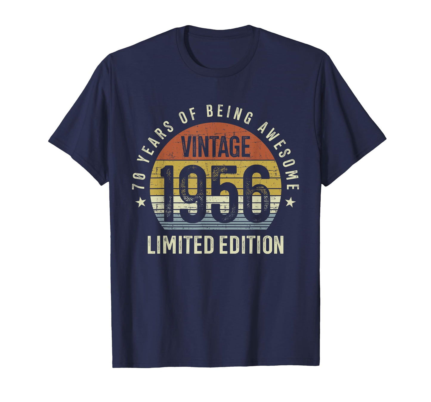 70th Birthday Vintage 1956 Limited Edition 70 Years Old T-Shirt