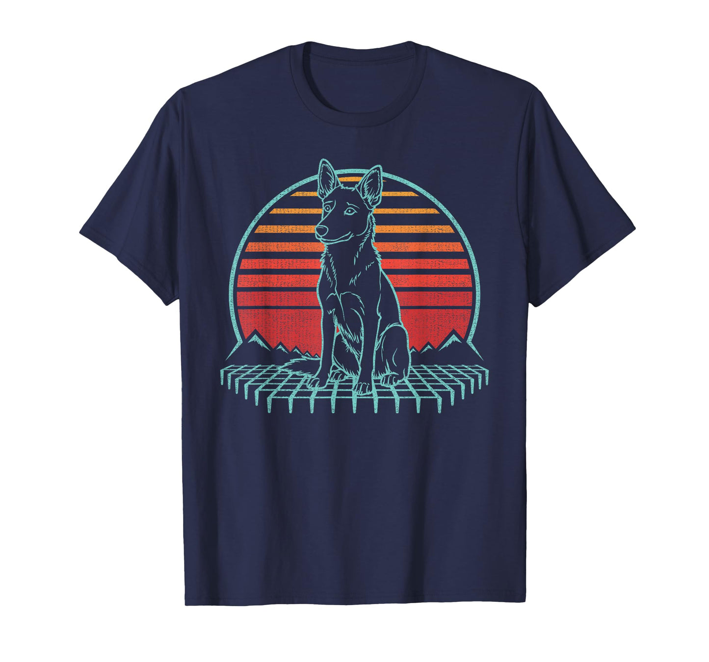 Basenji Lover Dog Owner Retro Vintage 80s T-Shirt