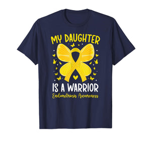 Mom of an Endo Warrior Mother Endometriosis Awareness Month T-Shirt
