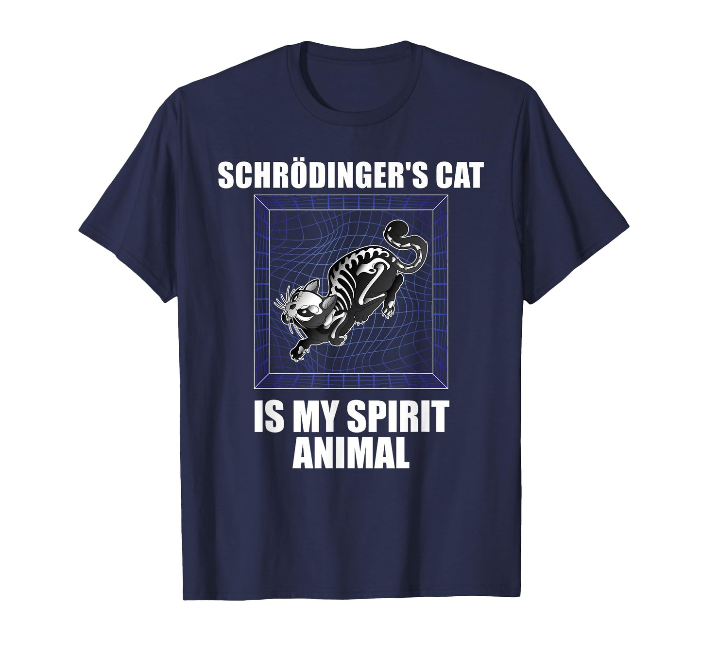 Physics Quantal Student Nerd Dead Alive Schrödinger Cat T-Shirt