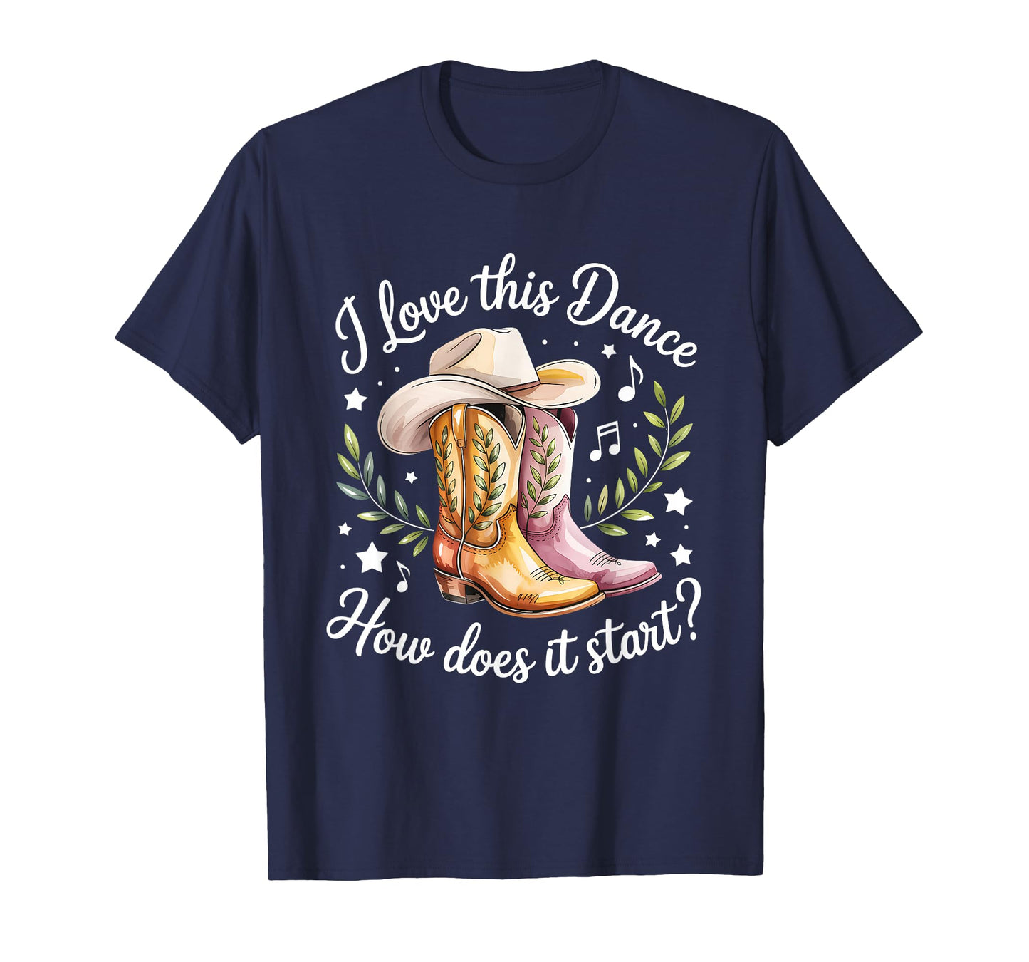 I Love This Dance How Does It Start Line Dance T-Shirt
