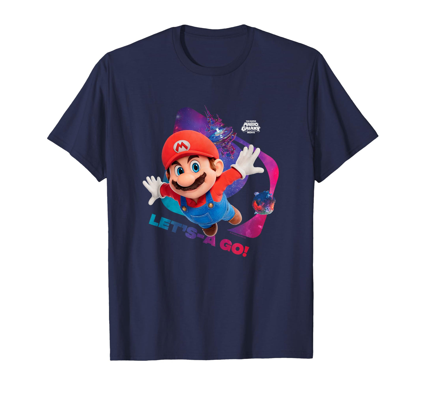 The Super Mario Galaxy Movie Let’s-A Go! T-Shirt