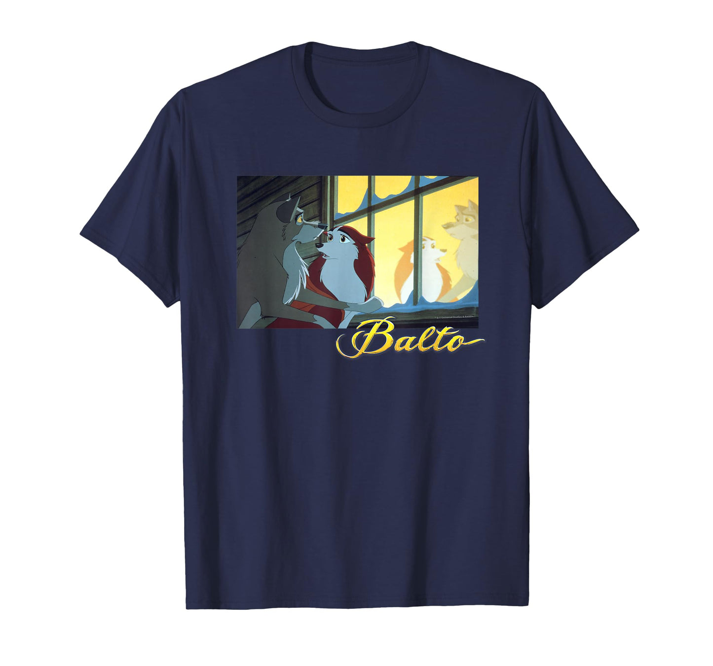 Balto and Jenna Window Scene Watching Over Rosy T-Shirt