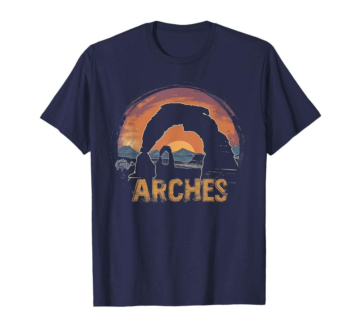 Arches - US National Park Vintage Men Women T-Shirt