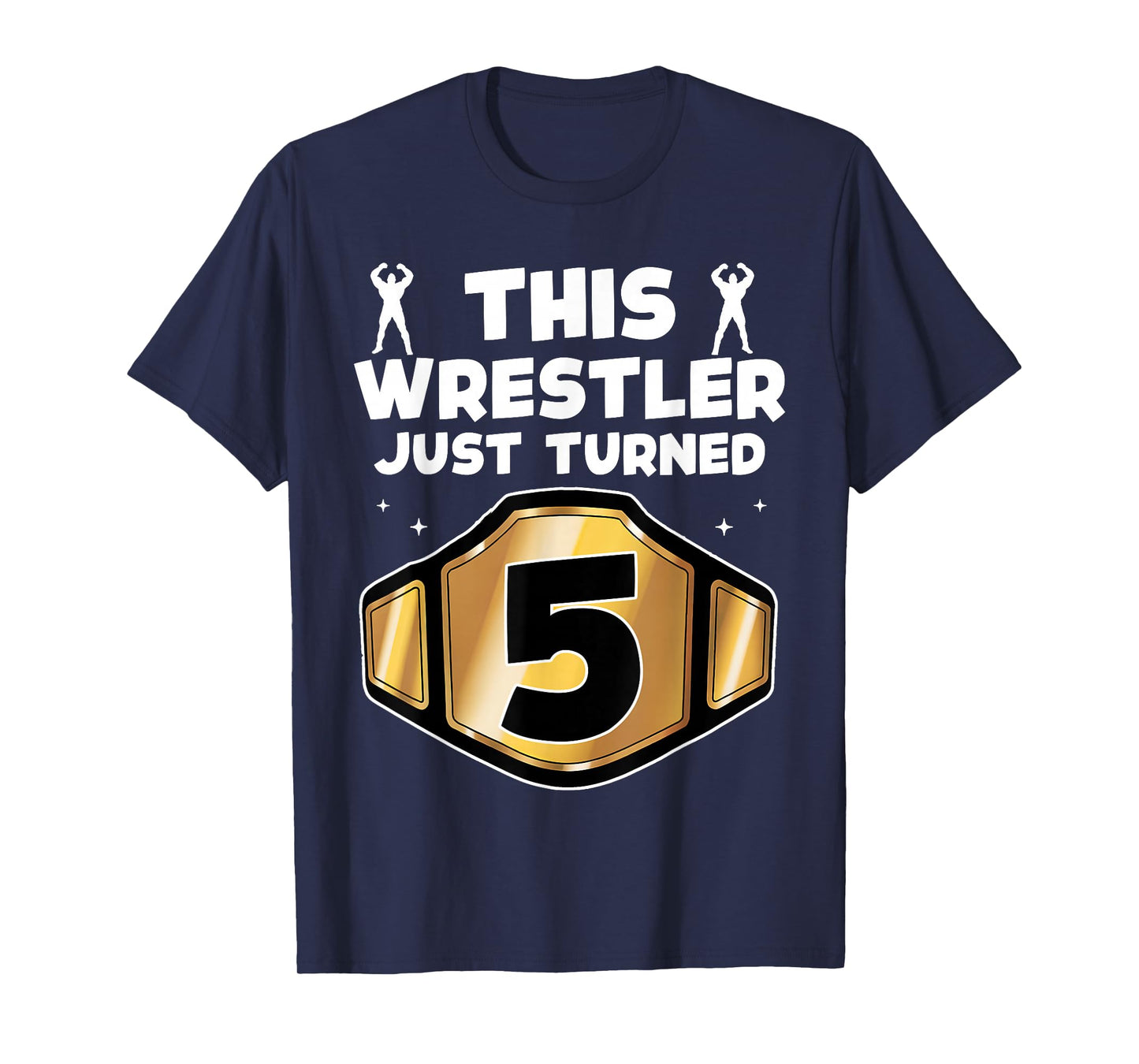 5th Wrestling Birthday This Wrestler Just Turned Five 5 Boys T-Shirt