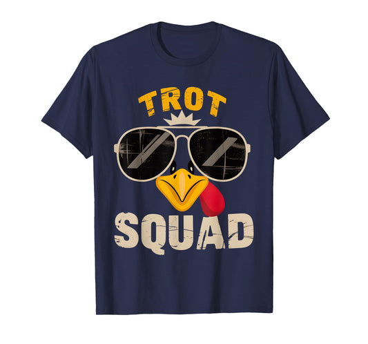 Thanksgiving Turkey Trot Squad 2025 Trot Race Women Men Kids T-Shirt