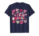 Valentine CVICU Nurse Hearts Coquette Pink Women T-Shirt