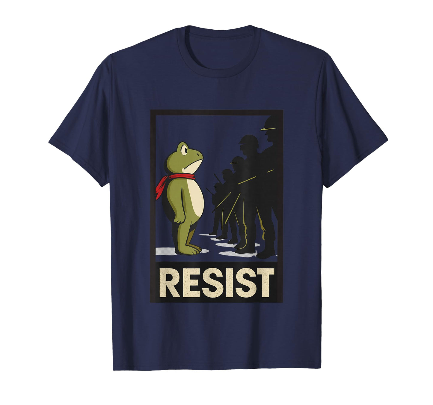 Funny Vintage Portland Frog Protest for Men and Women T-Shirt