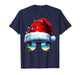 Tropical Christmas Vibes Beach Holiday Santa T-Shirt