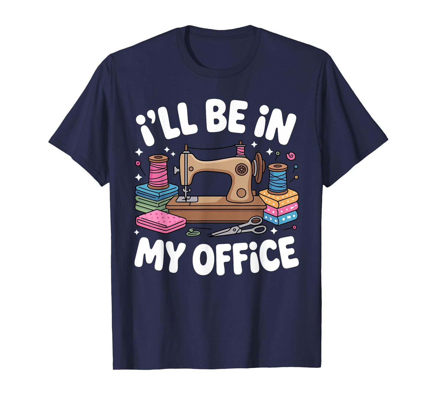 Funny Quilting Art for Men Women Cat Quilt Sewing Quilter T-Shirt