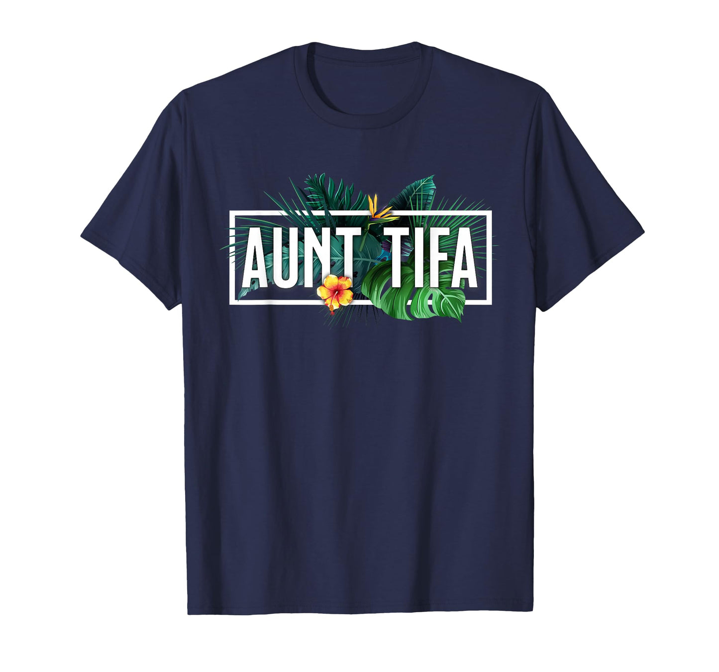I Am Aunt Tifa Floral Classically Funny Design for Women T-Shirt