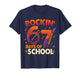 Rockin 67 Days of School Six Seven Teacher Student Music 6 7 T-Shirt