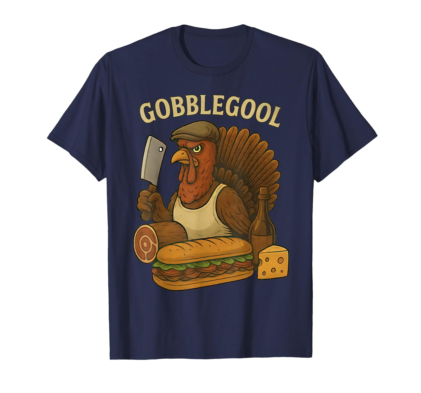 Funny Gobblegool Turkey Baker Thanksgiving T-Shirt