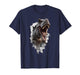 Roaring T-Rex Dinosaur Crashing Through Wall T-Shirt Funny T-Shirt