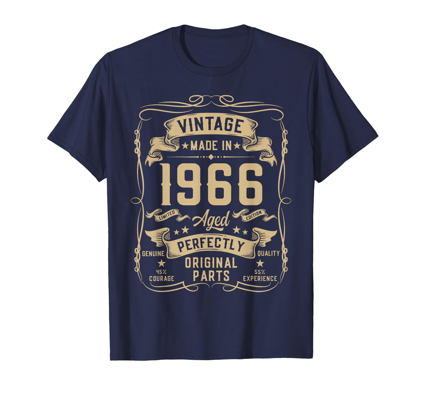 Vintage 1966 60yr 60th Birthday Gifts for Men 60 Years Old T-Shirt