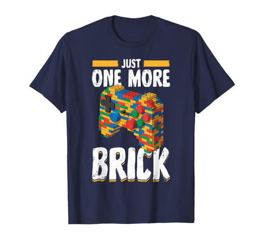 Building Blocks Gamer Gaming Brick Builder T-Shirt