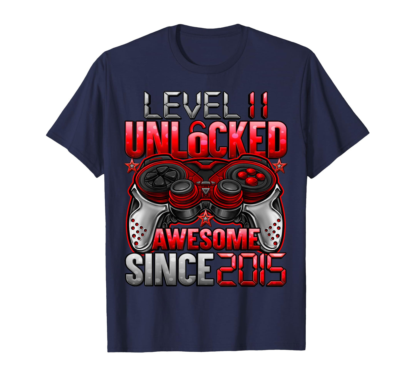 Level 11 Unlocked 11 Year Old Gifts Boys 11th Birthday Boy T-Shirt