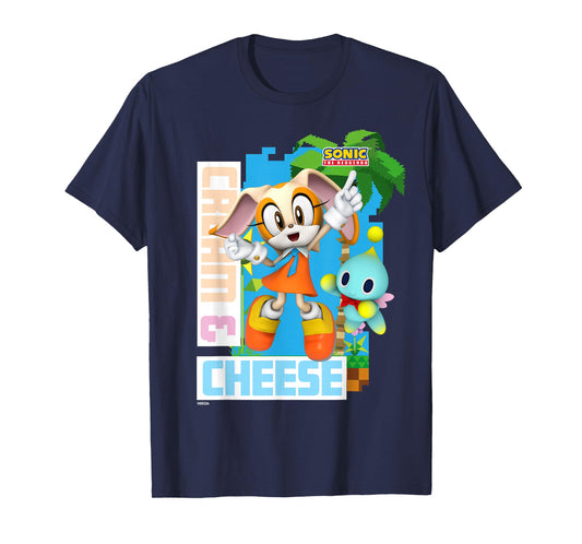 Sonic The Hedgehog - in The Zone - Cream & Cheese T-Shirt