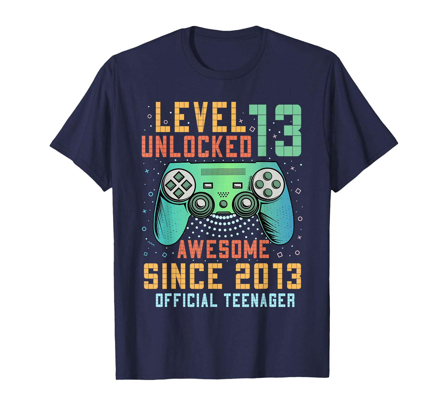 Level 13 Unlocked Official Teenager 13th Birthday Boy T-Shirt