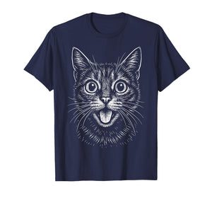 Funny Cute Cat Face T-Shirt
