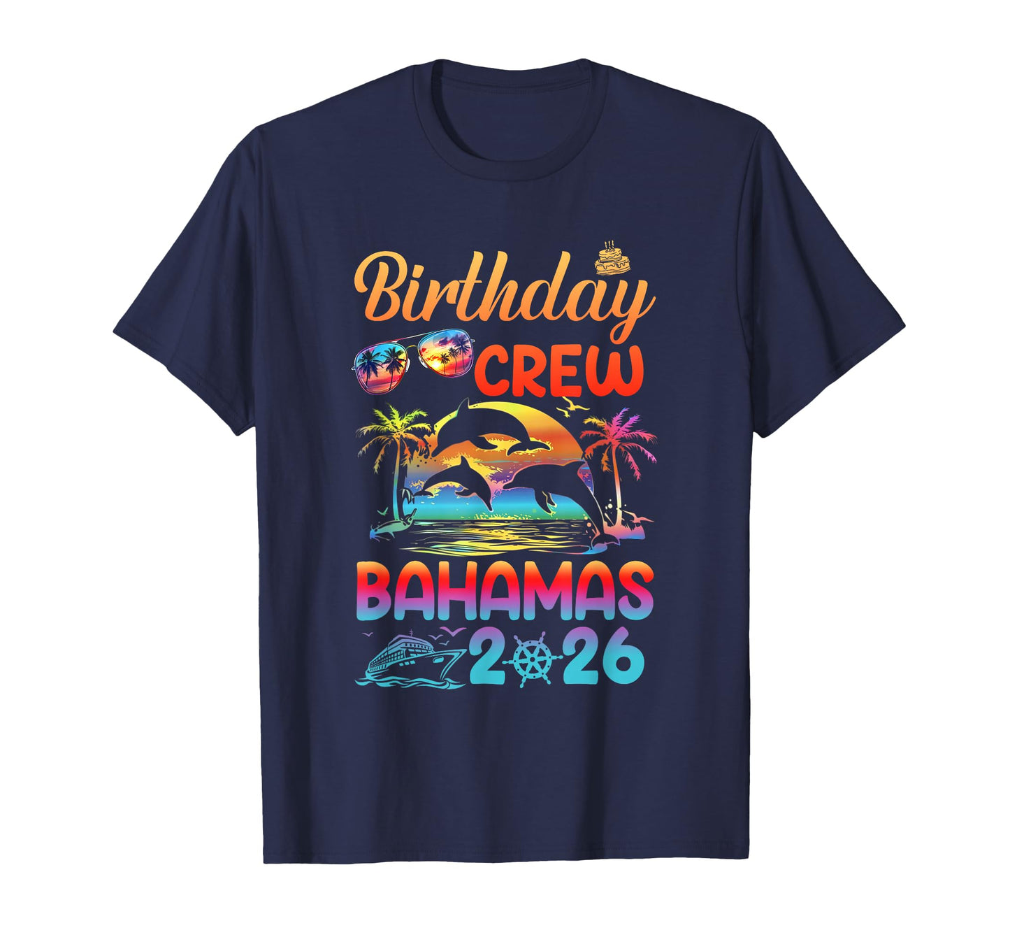 Bahamas Birthday Trip Vacation 2026 Matching Group T-Shirt