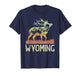Wyoming - Vintage Men Women 70s 80s Graphic Cool Nature T-Shirt