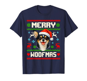 Chihuahua Dog Christmas Ugly Sweater Pet Dog Lover Xmas T-Shirt