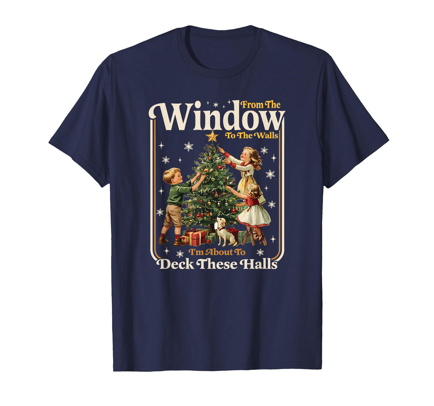 from Windows to Walls Holiday Party Funny Adult Humor T-Shirt