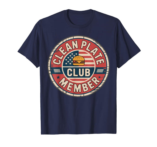 Funny Burger Eating Contest Speed Eater Clean Plate T-Shirt