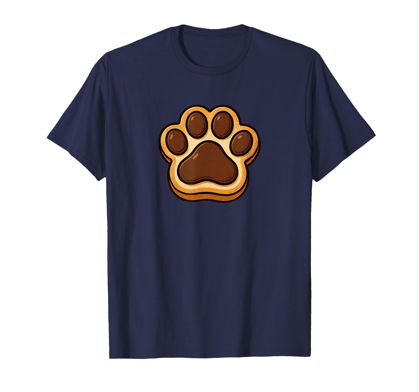 Paw Print Cookie Treat Design for Dog Lovers and Bakers T-Shirt