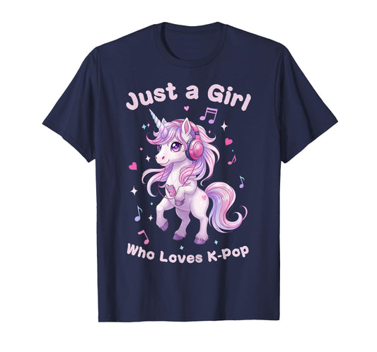 Kawaii Unicorn K-Pop Lover for Girls Fans T-Shirt