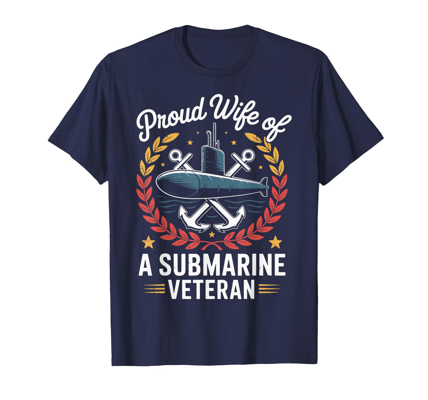 Proud Wife of A Submarine Veteran T-Shirt