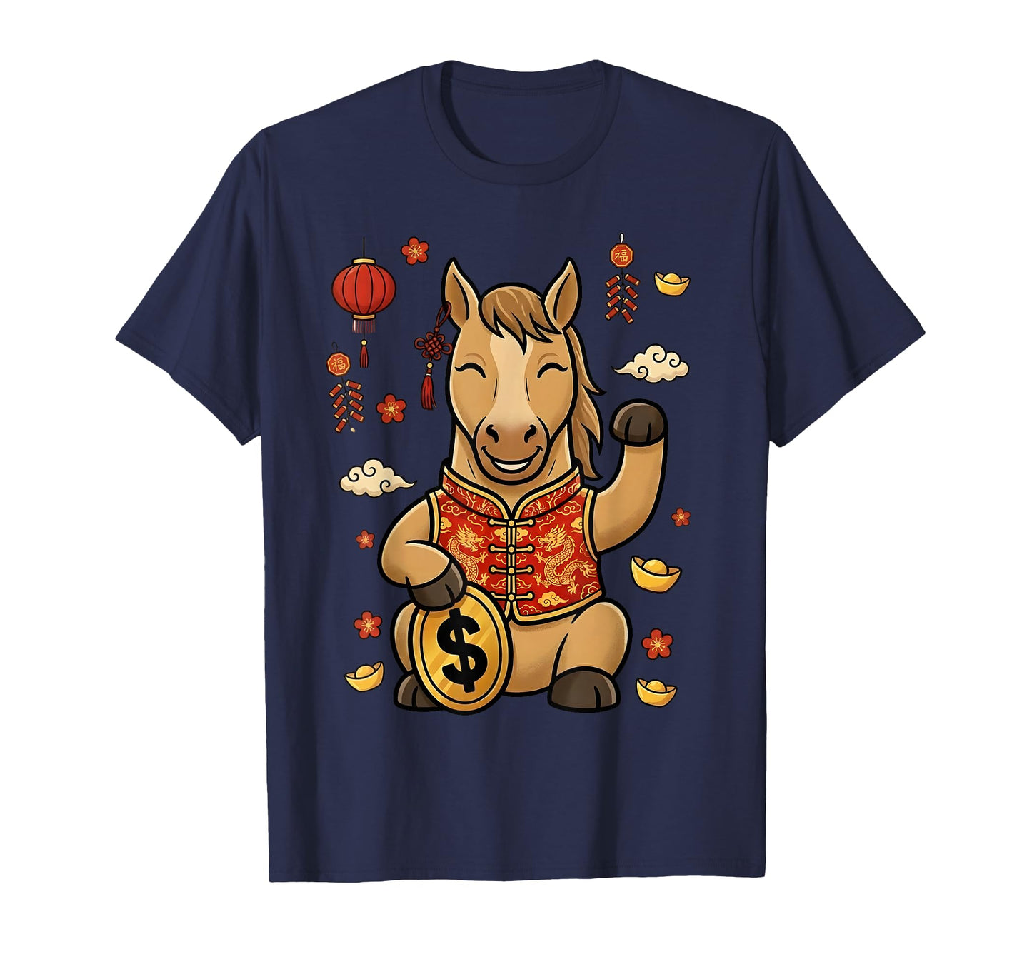 Zodiac Chinese New Year of The Horse 2026 Men Women Kids T-Shirt