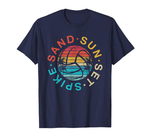 Funny Beach Volleyball Art for Men Women Beach Volley Player T-Shirt