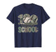 100 Days of School Baseball Camo Funny Boys Kids 100th Day T-Shirt