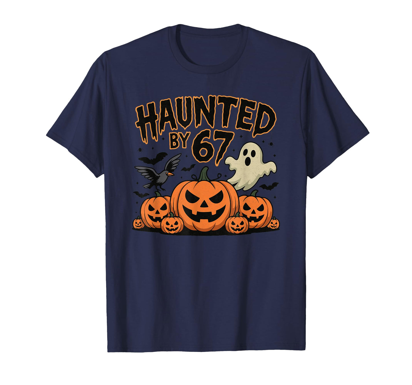Haunted by 67 Halloween Costume Men Funny T-Shirt