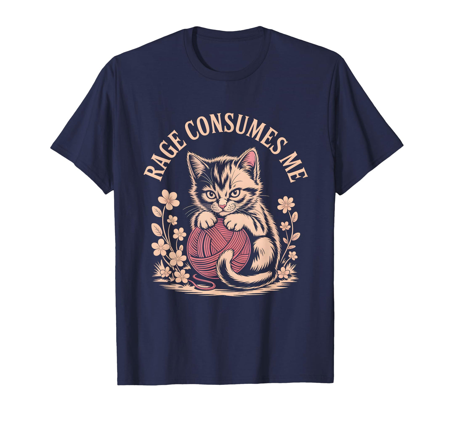 Cute Kitten | Rage Consumes Me T Shirt T-Shirt