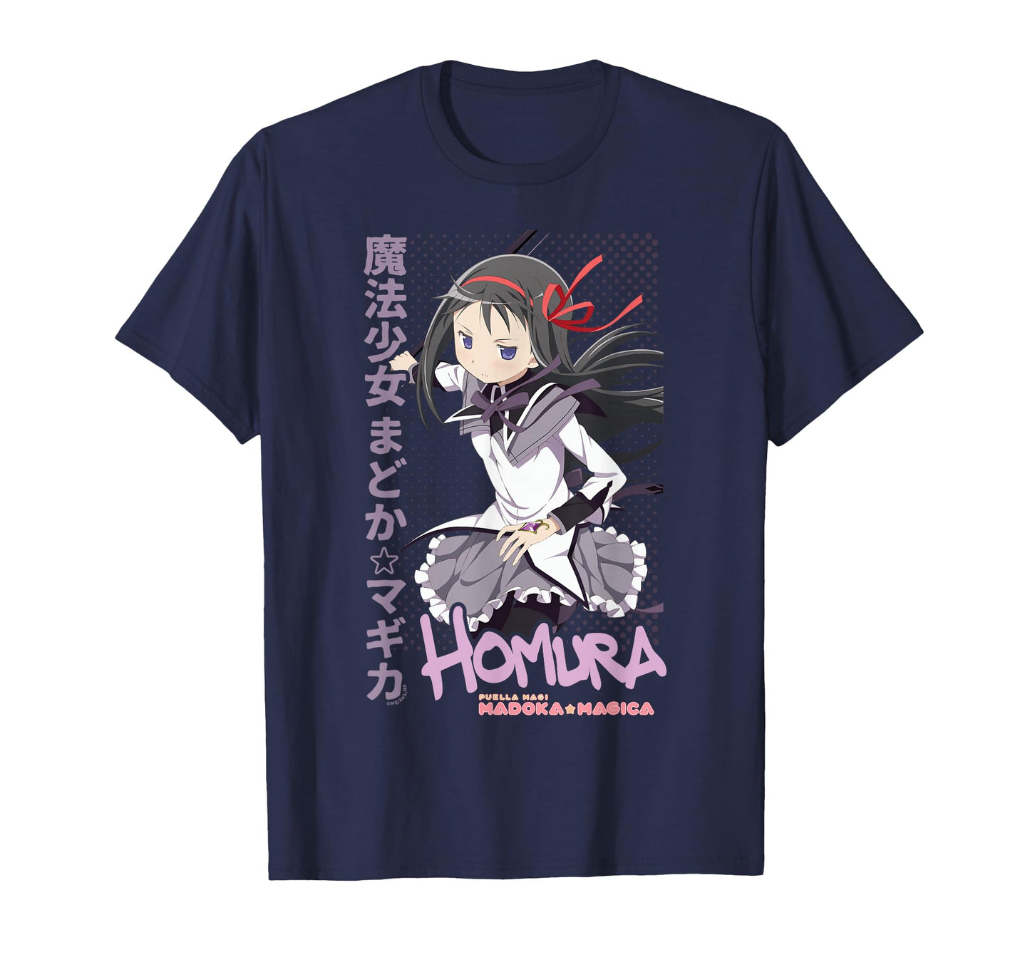 Puella Magi Madoka Magica Homura Akemi Anime T-Shirt