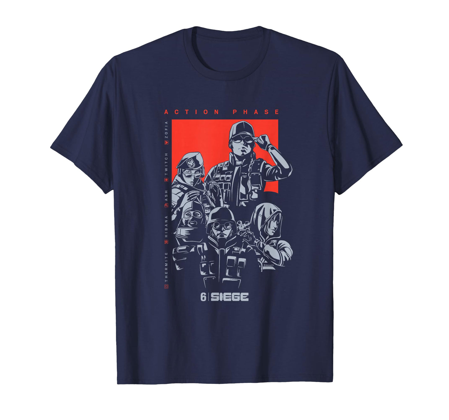 Rainbow 6 Siege Action Officially Licensed T-Shirt