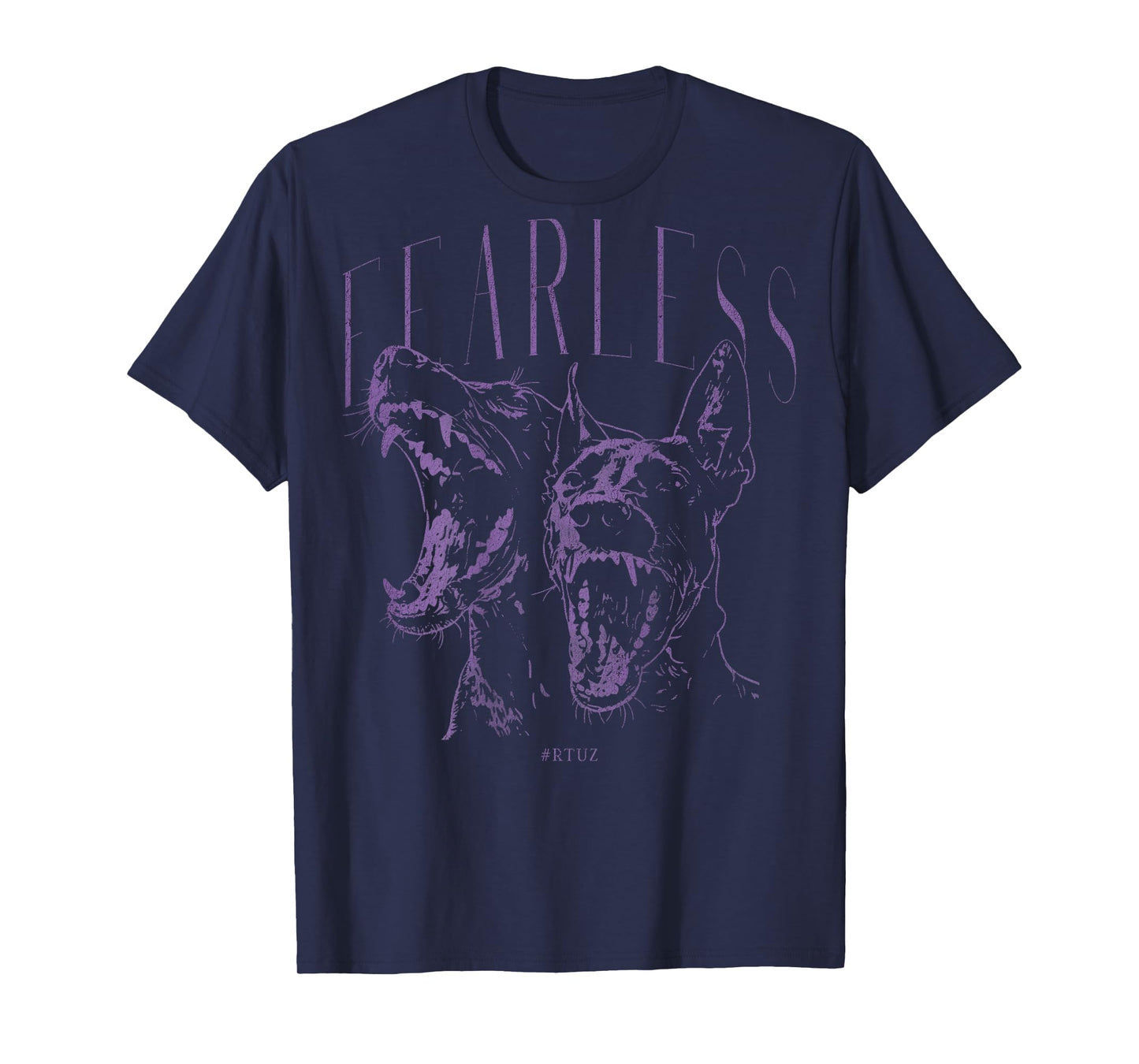 Back Print Streetwear Fashion Vintage Women Men Dog Doberman T-Shirt
