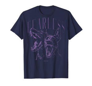 Back Print Streetwear Fashion Vintage Women Men Dog Doberman T-Shirt
