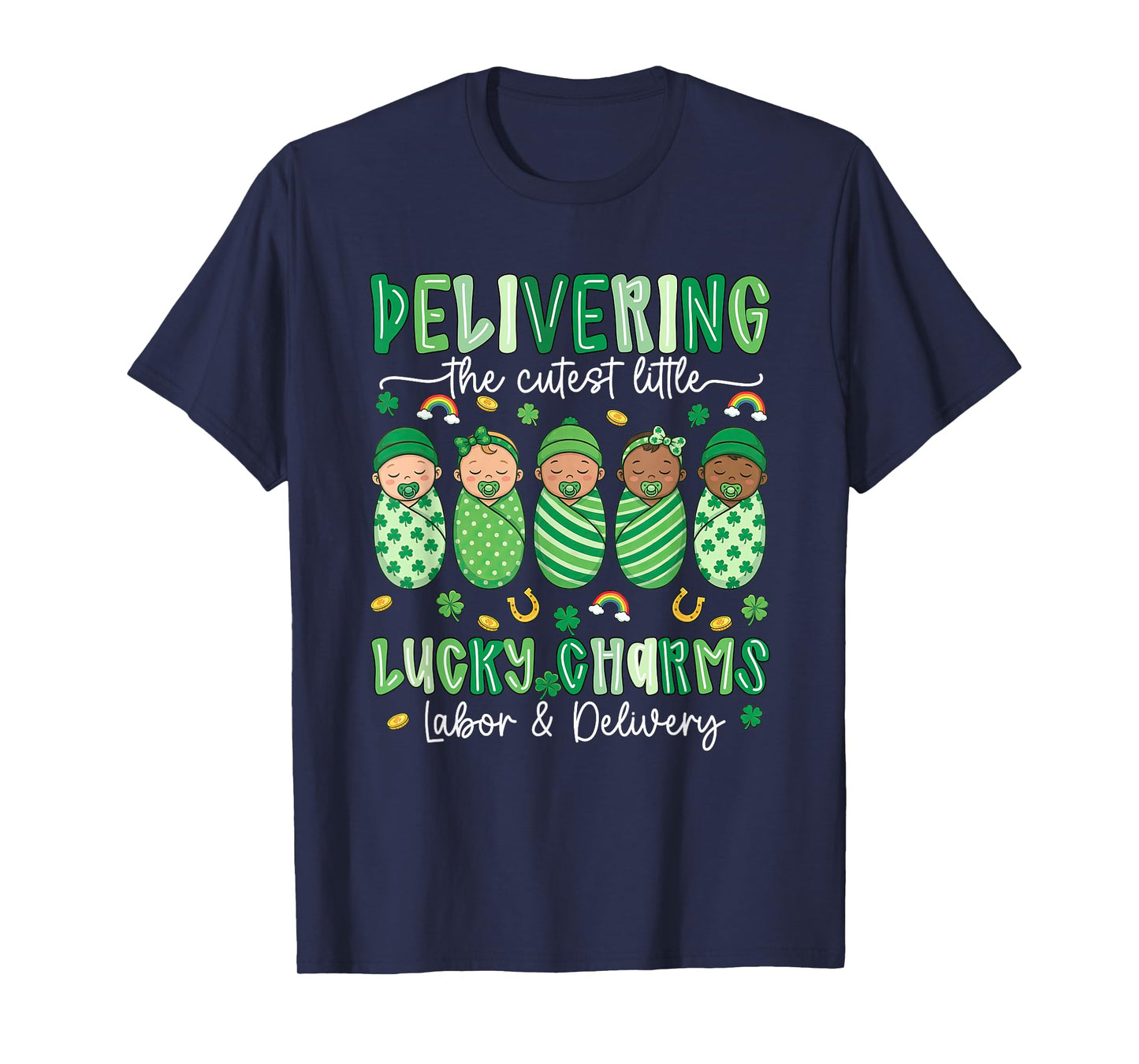 Delivering The Cutest Little Lucky Charms St Patricks Day T-Shirt