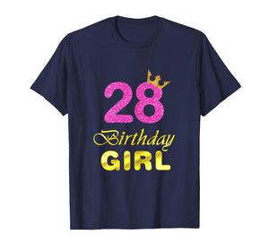 28th Birthday Gift Girl Princess Tee for 28 Years Old T-Shirt