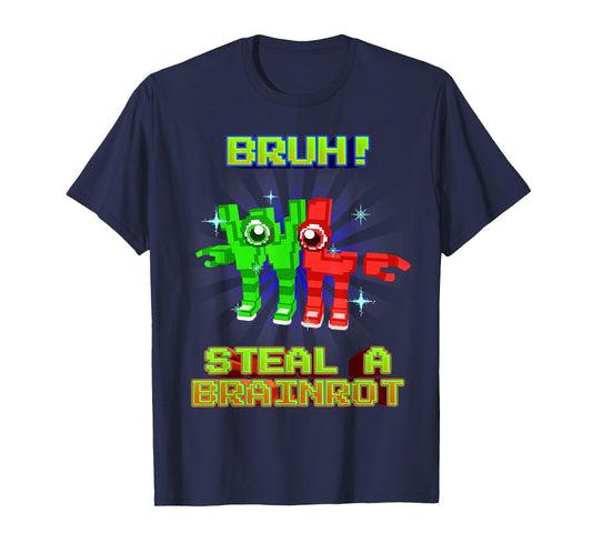 Bruh WL W or L Funny Brainrot for Boys Kids Teens T-Shirt